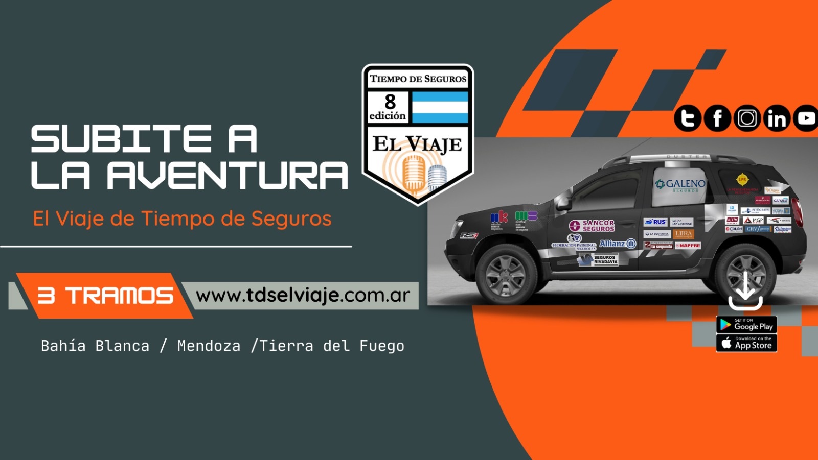 Un breve repaso del último tramo patagónico de #ElViaje8. ¡Gracias por la hospitalidad, la información y como siempre, sumamos más amigos! ¡Encontrá todas las notas en www.tdselviaje.com.ar!